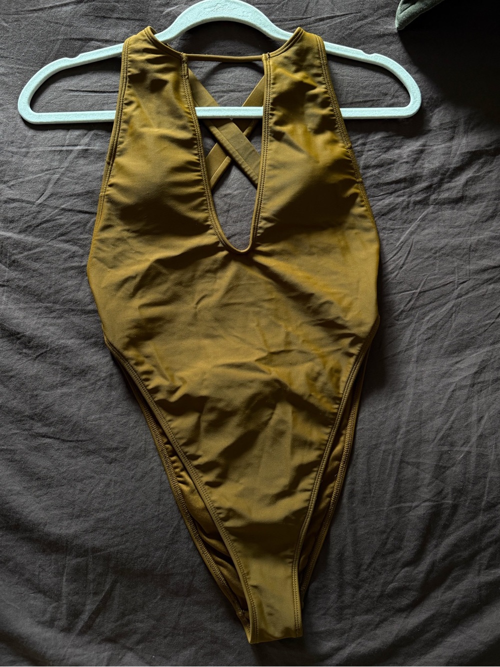 High leg one piece bathing suit